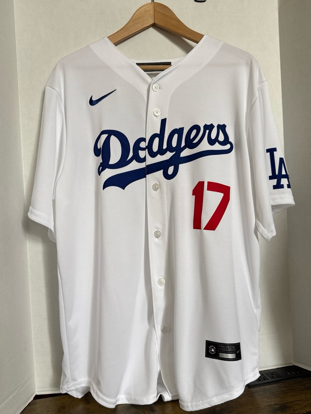 Shohei Ohtani  Los Angeles Dodgers  Authentic Nike Vapor Jersey *Large New/WTags